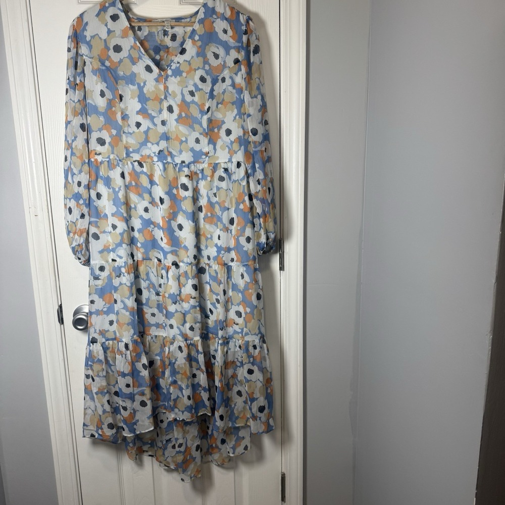 Joie Limited Edition Floral Fields Maxi Dress M Womens Boho Printed Chic